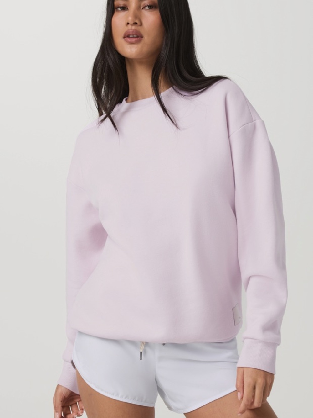 Vuori Women's Restore Oversized Crew 2.0 Lavender Ice